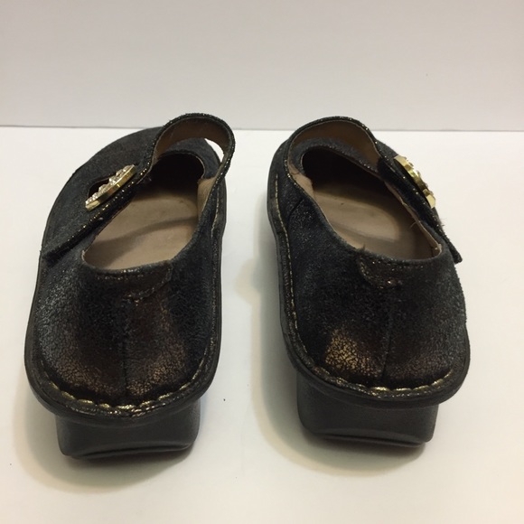 Alegria Palmona Mary Jane Metallic Shoes. 37 - Picture 8 of 8